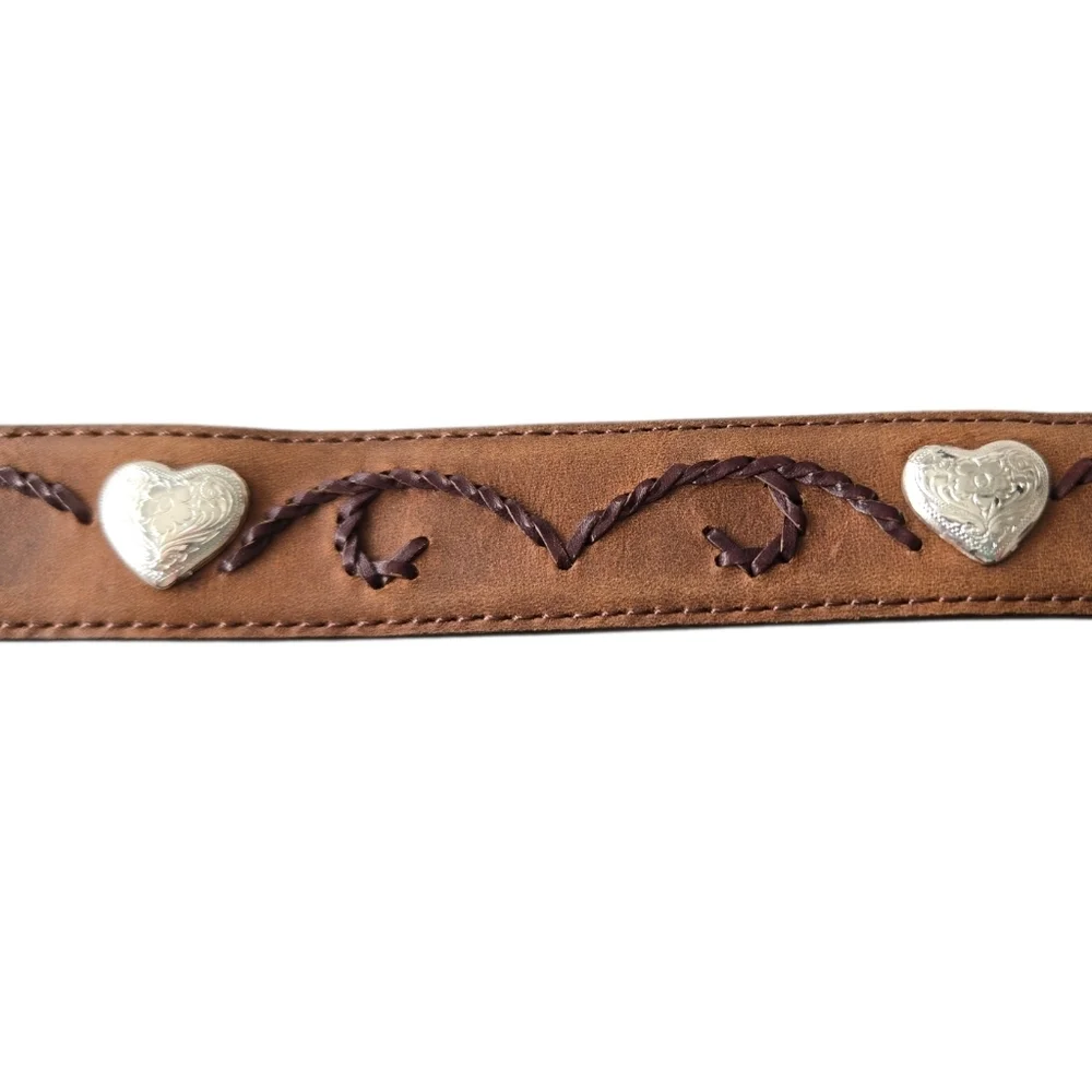 Tony Llama Brown Leather Belt Size 34